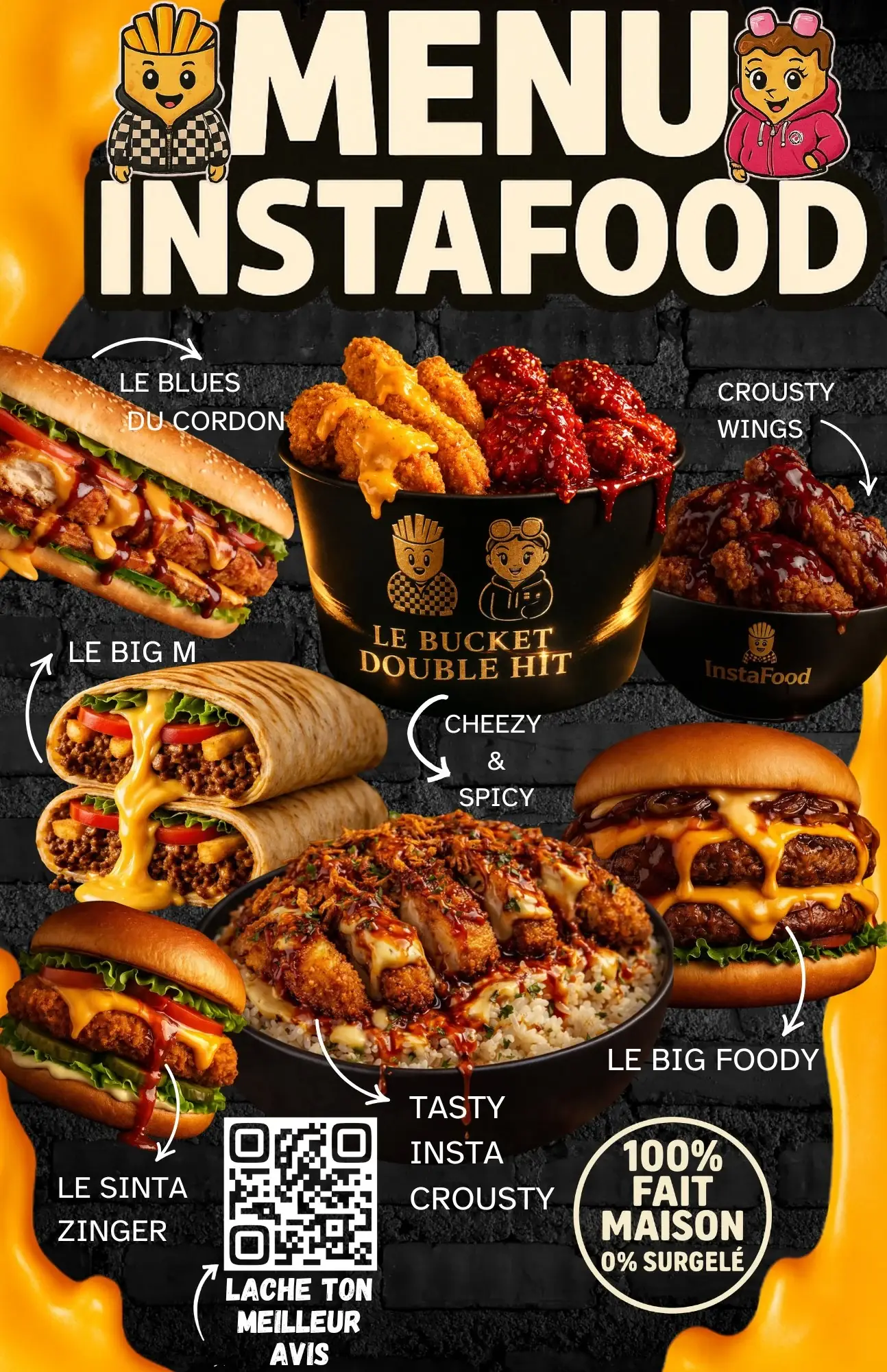 Photos Instafood Rabat : produits, local et expérience