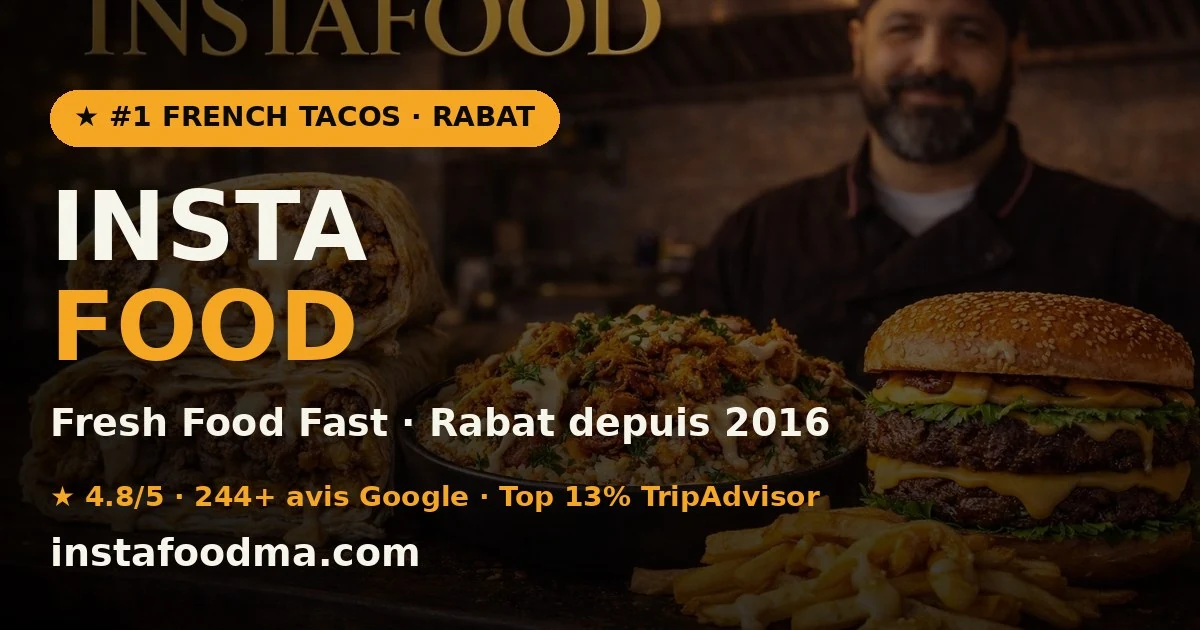 Presse et sources officielles Instafood Rabat